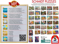 Schmidt Spiele 58288, Descoperă lumea, puzzle jigsaw 1000 piese Puzzle Naty Shop