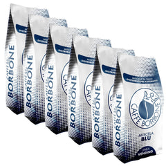 Café en grains BLEU Blend Borbone 1 kg x 6