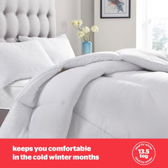 Couette rebond Silentnight, 13,5 tog, king size, tissu en coton mélangé, blanc, king size Couettes et couettes Naty Shop