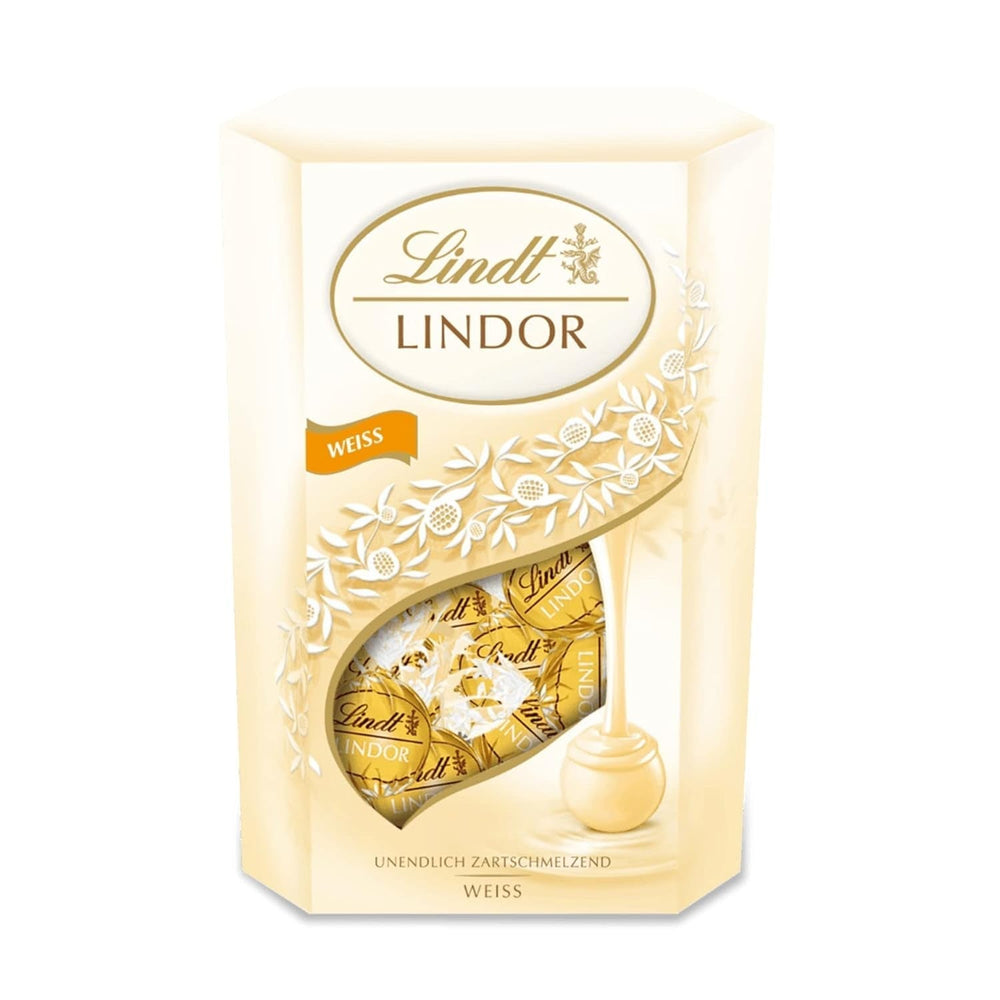 Lindt Chocolate LINDOR Balls Blanc, 500 grammes Chocolate Candy Naty Shop Default Title