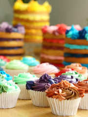 Sugarflair Pasta Food Coloring Set/4 Colorant alimentaire pour pâtes, fondant, massepain, pâte à sucre, crème au beurre et plus encore : vert macabre, violet raisin, rouge sang