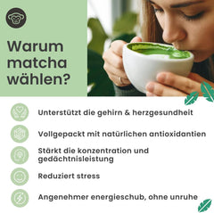 Pudră de matcha Purechimp de calitate ceremonială 50 g. Pudră de ceai 100% pură din culturi umbrite pentru latte, infuzii și rețete. Borcan reciclabil. Bogat în antioxidanți.