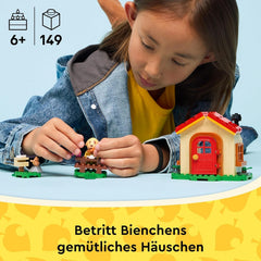 LEGO Animal Crossing - Bienchens gemütliches Haus - Spielzeug mit Minifigur, Klavier, Picknicktisch & Lebensmittel Zubehör - Spielset Gamer Geschenk für Mädchen, Jungen & Fans ab 6 Jahren - 77058