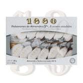 – Polvorones artizanale, 0% zahăr adăugat, Calitate superioară, Aluat tipic de Crăciun, Rețetă artizanală, Ambalat individual, 280 grame