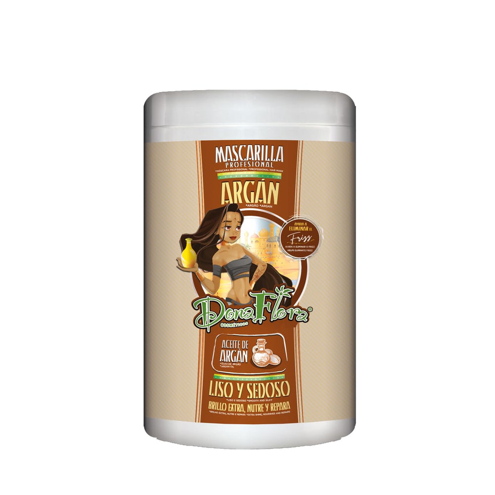 Masque capillaire à l'huile d'argan 1000 g - Hydratation, brillance et protection contre la casse des cheveux - Pour des cheveux soyeux et doux - Sans parabènes ni sulfates - Pour tous types de cheveux Masque capillaire Naty Shop Titre par défaut