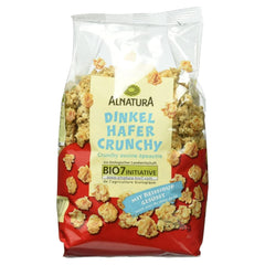 Avoine et flocons croquants biologiques, 375 grammes Ensemble de céréales Naty Shop 6 x 375 grammes sucrés au sirop de riz