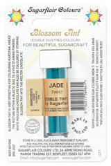 Colorant alimentaire en poudre Sugarflair Blossom Tint Dusting Jade - Colorant alimentaire en poudre pour décorer pâte à sucre colorée, fondant, glaçage, chocolat, crème au beurre, macarons - 7ml