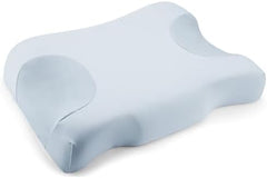 Royalisneeo Oreiller de beauté pour douleurs du dos, du ventre et des côtés Oreiller pour douleurs au cou et aux épaules Oreiller anti-rides Anti-âge en mousse à mémoire de forme Bleu (standard) Oreillers orthopédiques cervicaux Naty Shop Titre par défaut