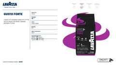 Lavazza Expert Gusto Forte Espresso - 1kg Ganze Kaffee-Bohne, 100% Robusta