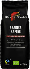 Café Arabica torréfié biologique FT Naturland, grains entiers, décaféiné, 250 g Café Naty Shop 1,5 Kg Sans saveur