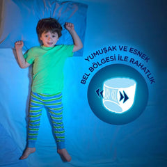 Huggies Drynites Pantalons de pyjama super absorbants pour garçons 8-15 ans, paquet de 9 Mère et bébé Naty Shop