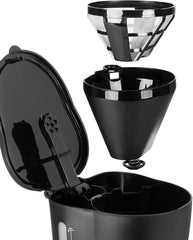 Cafetière Tristar, capacité 6 tasses, 600W, fonction maintien au chaud, arrêt automatique, filtre permanent, système anti-goutte, compacte et portable, facile à nettoyer, CM-1246