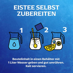 Lipton Peach Iced Tea Set, rafraîchissant pour toute la famille, 18 sachets de thé, poudre de brassage maison