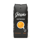 Espresso Kaffeebohnen fort 500g, Barista Kaffee schokoladig und säurearm, Espressobohnen, Bohnenkaffee mit Arabica et Robusta, crème fine, idéal pour le cappuccino