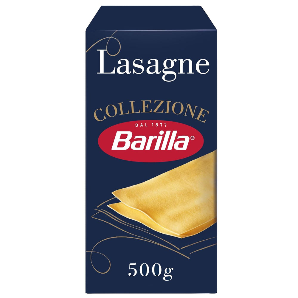 Barilla Collezione Pâtes à lasagnes au blé dur, toujours al dente, 500g