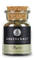 Ankerkraut Thym, gerebelt, méditerranéen Gewürz, 30g dans Korkenglas