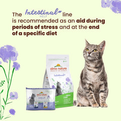 Almo Nature Functional - Intestinal Help - Nourriture humide pour chats adultes et matures aux intestins sensibles - à la volaille - soutient le microbiome - 70 g (paquet de 30)