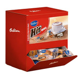 BAHLSEN Hit Minis 975 G - Présentoir de comptoir avec env. Paquets de 150 portions, mini-biscuits doubles fourrés à une délicieuse crème de cacao, idéal avec du café, des biscuits au chocolat
