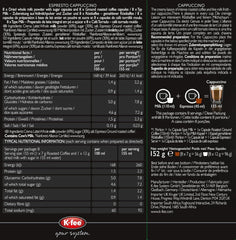 ESPRESTO Cappuccino, compatible avec K-fee & ALDI EXPRESSI*, RFA zertifiziert, 48 Kaffee-Kapseln & 48 Milch-Kapseln