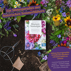 Magic Garden Seeds - Ensemble de graines de fleurs nostalgiques - 9 fleurs d'été traditionnelles dans un style de jardin rustique - Parfumées, colorées et nostalgiques - Idée cadeau pour les amateurs de jardin