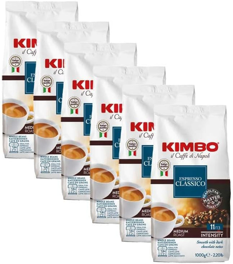 Café Espresso Classico en grains 1 kg x 6