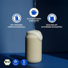 Blue Farm Pure Oat Base pour une boisson à base de sel de 8 litres – 100 % de la meilleure qualité biologique – 100 % végétalien, sans lactose et sans gluten – 90 % de contenu d'emballage