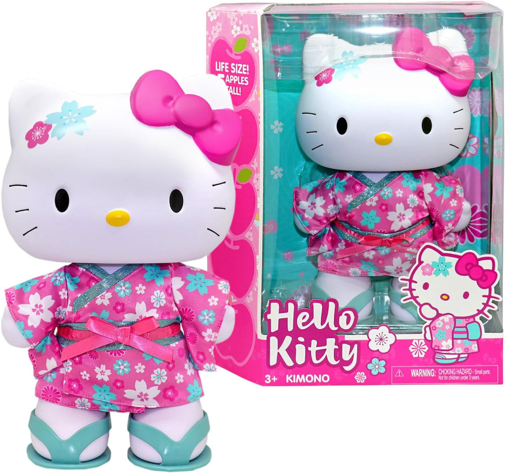 HKTJ5000 Kimono-Puppe, 32 cm große Puppe mit 5 Gelenkpunkten, trägt einen wunderschönen Kimono und Sandalen zum Ausziehen, Spielzeug mit Apfelduft, Berühmtheit