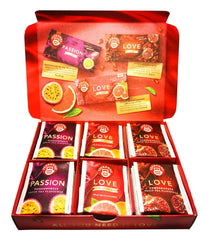 TEEKANNE Love Collection Coffret Mélange Exclusif de Thé aux Fruits - 3 X 10 Sachets - 65 G