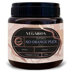 VEGAIROA - No Orange Plex Mask - Masque neutralisant les tons orangés - Soin hydratant en profondeur - Produit de coiffure professionnel vegan - 300g Naty Shop Hair Mask Default title