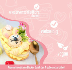 DECOCINO Perles Sprinkle Bio - 60 grammes - Sprinkles de dextrose Bio Sprinkles Naty Shop