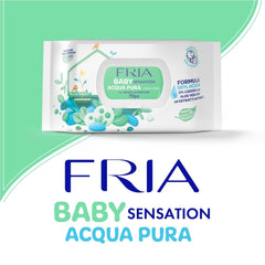 Lingettes humides à l'eau pure Baby Sensation, formulées avec de l'eau purifiée à 98 % pour le nettoyage de la peau, testées dermatologiquement, paquet économique de 840 lingettes