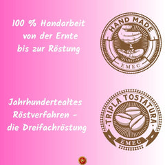 Café en grains d'espresso biologique 250 g - 100 % biologique - Torréfié en Sicile - Méthode de torréfaction artisanale vieille de plusieurs siècles - Grains d'espresso de qualité supérieure pour machines entièrement automatiques et porte-filtre