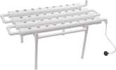 Kit de culture hydroponique à 3 couches, 108 espaces de plantation, systèmes de culture hydroponique de plantes sans sol, système de culture hydroponique de plantes dans des tubes pour légumes (une seule couche avec 36 trous)