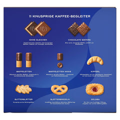 Bahlsen Favourite Collection XL, 1 pachet, mix pentru aluat crocant și napolitane cu lapte și ciocolată neagră (8 x 227 g/ 1816 g)