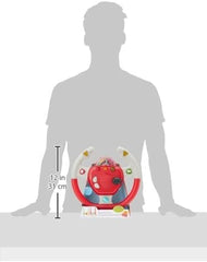 Battat en plastique, jouet interactif au volant BT2525Z également pour les voyages et les promenades en voiture avec lumières et sons pour les enfants de 2 ans et plus, rouge, compatible avec les voitures Bebe Toys Naty Shop