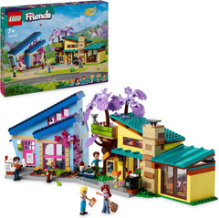 LEGO Friends Maison familiale Olly et Paisley, maison de poupée avec figurines et accessoires, ensemble maison à deux étages et cabane dans les arbres, cadeau créatif pour filles et garçons de 7 ans et plus 42620 Ensembles de construction Besuche den LEGO-Store Single