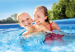 Set piscină Intex Easy Set, albastru, 305 x 305 x 76 cm, 3,85 L, 28122GN