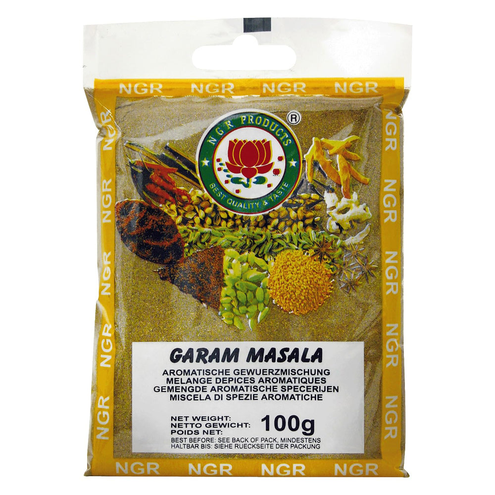 Garam Masala, Gewürzmischung zum Würzen von Gerichten, végétalien, halal, sans gluten (1 x 100 g)