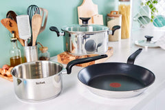 Tefal Tigaie principală 20 cm, oțel inoxidabil Cu strat antiaderent Oale si Tigai Naty Shop