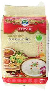 Riz parfumé Aroy-D, 100% riz à grains longs, 1 paquet (1 x 5 kg)