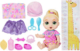 Baby Grows Up Puppe LaLa GooGoo – interaktive sprechende Babypuppe mit Wachstum (25–35 cm), 75+ Geräusche, 6 Meilensteine, Spielzeug für Kinder ab 3 Jahren