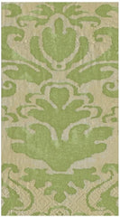 Serviettes en éponge Palazzo Guest, vert mousse, 15 par paquet