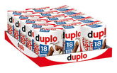Ferrero duplo Large Pack - Barres de chocolat avec crème de nougat fine, gaufrette croquante et chocolat au lait fin - Bonbons Carnaval et Mardi Gras - 15 paquets de 18 barres emballées individuellement