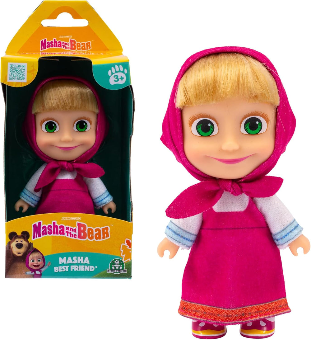 Poupée Masha et Michka 12 cm, modèle de tenue d'été à collectionner, jouet pour 3 ans et plus MHA001