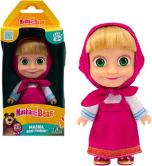 Masha & Michka, Puppe, 12 cm, zum Sammeln, Modell Sommeroutfit, Spielzeug für Kinder ab 3 Jahren, , MHA001