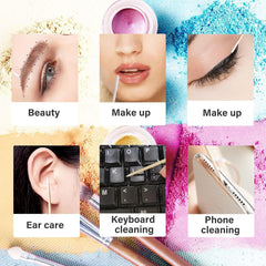 600 pièces Wattestäbchen Holz Spitz,Reinigungsstäbchen,Microbrush Stäbchen Wattestäbchen for Tattoo,Augenbrauen,Beauty,Lippenstift,Wimpern,Make-Up,Nagel Zubehör,Augenbrauen Tattoo