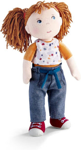 Păpușă HABA Malou - Păpușă mare de cârpă de 30 cm cu care te poți juca și pe care o poți îmbrățișa - Materiale moi și lavabile - Alternativă ideală la o păpușă de pluș - Potrivit pentru copii cu vârsta de 1,5 ani și peste - 2010818001 Papusi Naty Shop Titlu implicit