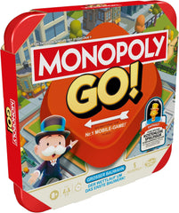 Jeu de société Monopoly GO! - Version allemande, jeu basé sur la version en ligne populaire, jeu de stratégie rapide pour toute la famille, amusant pour 2 à 4 joueurs