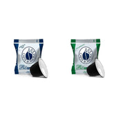 Caffè Borbone Kaffee Kapseln Respresso, Blaue Mischung, 100 stück & Kaffee Kapseln Respresso, Entkoffeinierte Dek Mischung - 100 stück - Kompatibel mit Häuslichen Kaffeemaschinen Nespresso®*