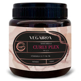 VEGAIROA - Curly Plex Mask - Mască pentru bucle definite fără frizz - Îngrijire hidratantă profundă - Pentru păr creț sau ondulat - Produs profesional vegan de coafură - 300ml Masca de par Naty Shop Titlu implicit